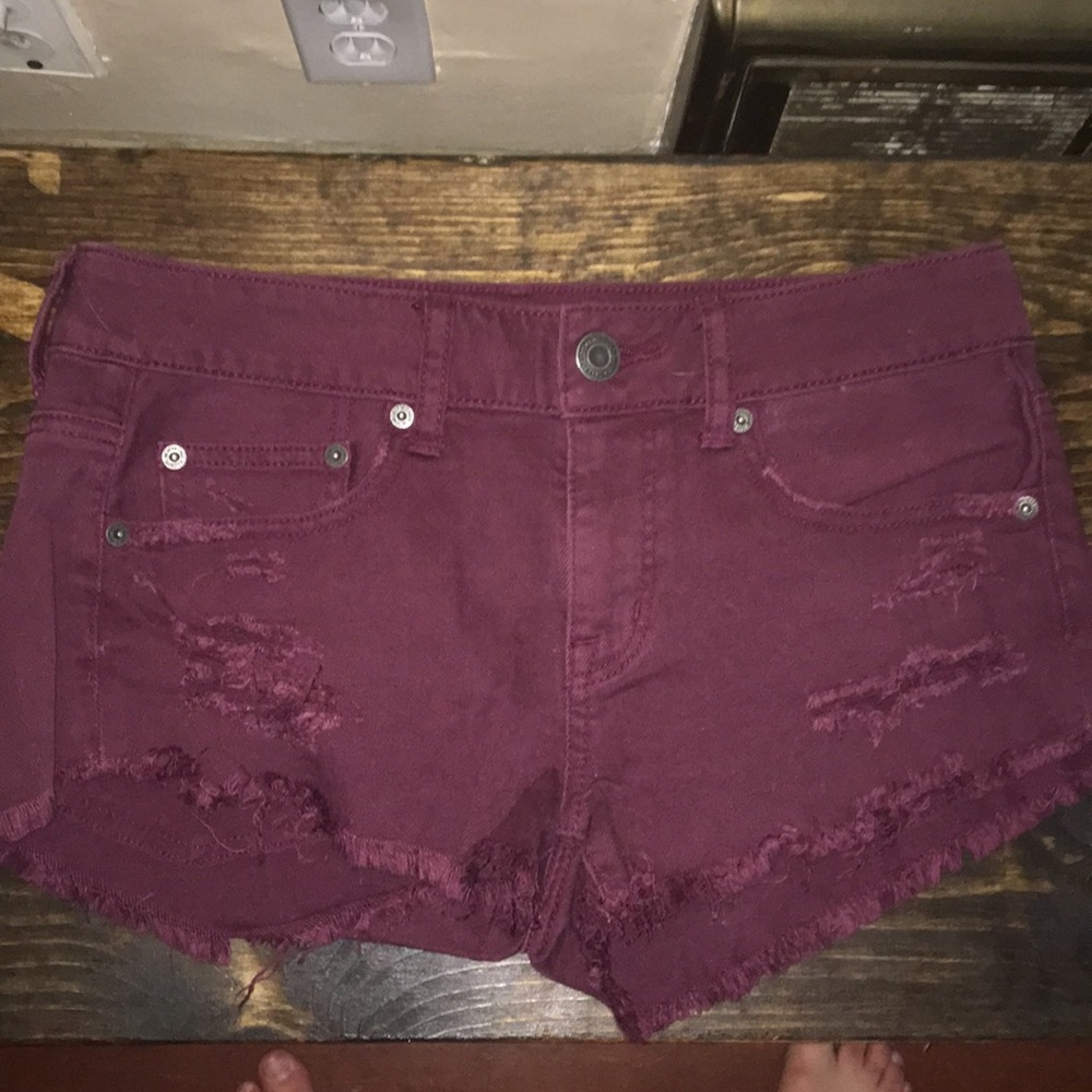 Maroon shorts